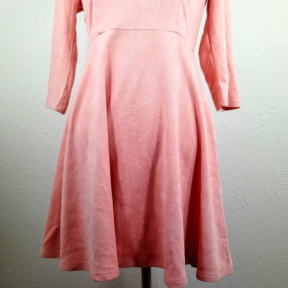 Anthropology Skies Are Blue Pink Midi Dress Sz S - Picture 3 of 7